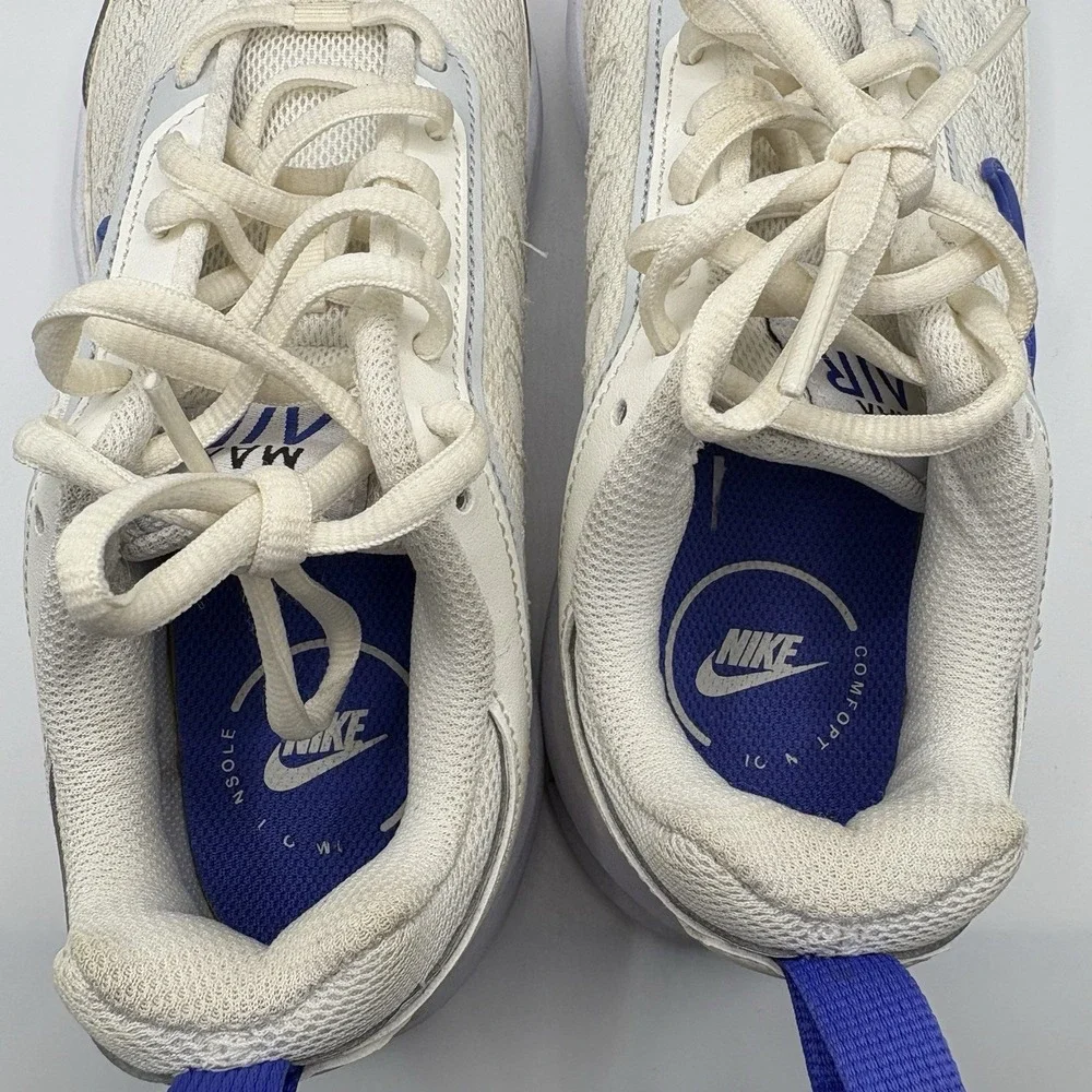 Nike Air Max AP Shoes Womens Size 7 Sail White Ultramarine Sneakers CU4870-111